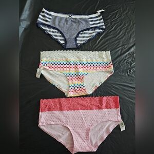 LOVE by GAP - Women's Panties Size XL, Set of 3